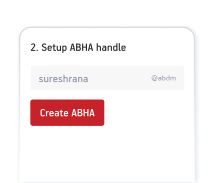 setup abha handle